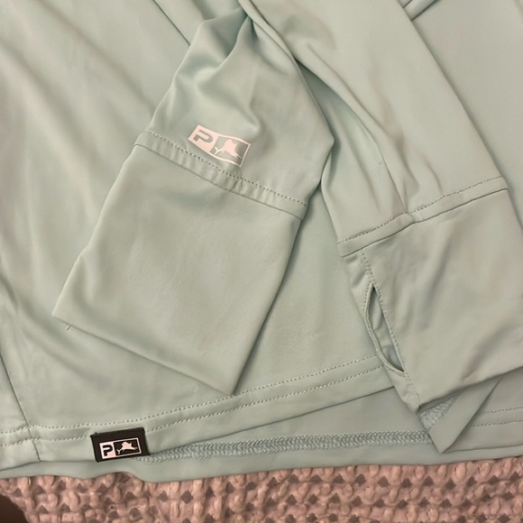 New PELAGIC women’s size medium hooded multi colors and styles UPF, white & aqua - Picture 5 of 16